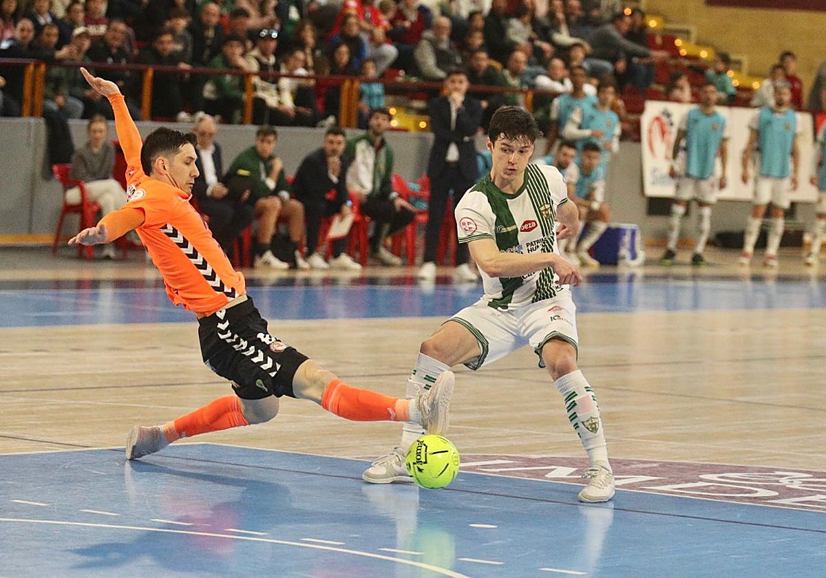 El Córdoba Patrimonio en su duelo ante Ribera Navarra