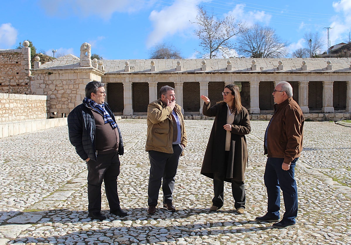 Padilla durante su  visita al municipio de Ocaña