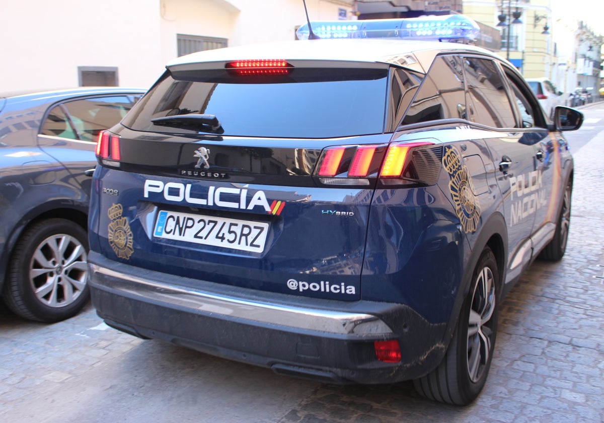 Un coche patrulla de la Policia