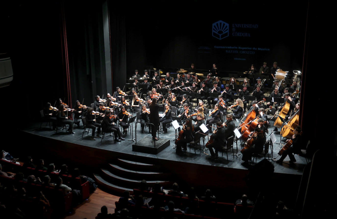 El primer concierto de la Orquesta de la Universidad de Córdoba, en imágenes