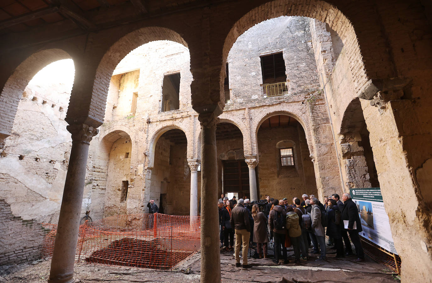 El comienzo de las obras en el convento de Santa Clara de Córdoba, en imágenes