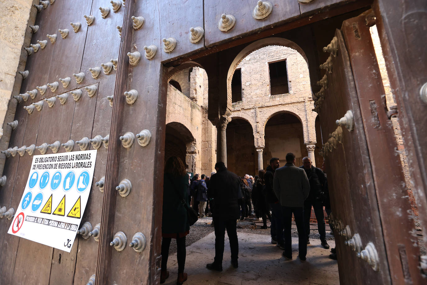 El comienzo de las obras en el convento de Santa Clara de Córdoba, en imágenes