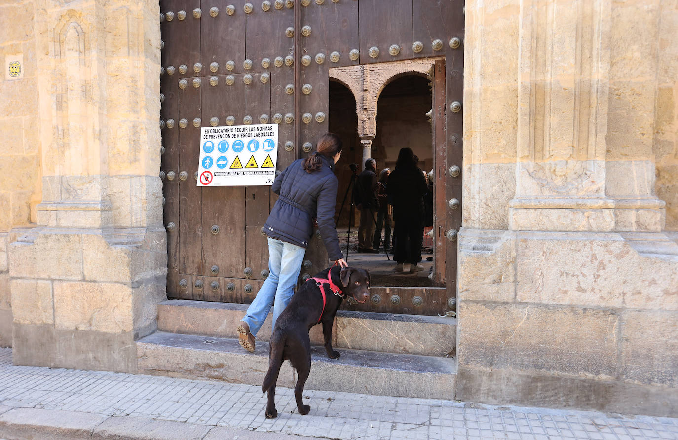 El comienzo de las obras en el convento de Santa Clara de Córdoba, en imágenes