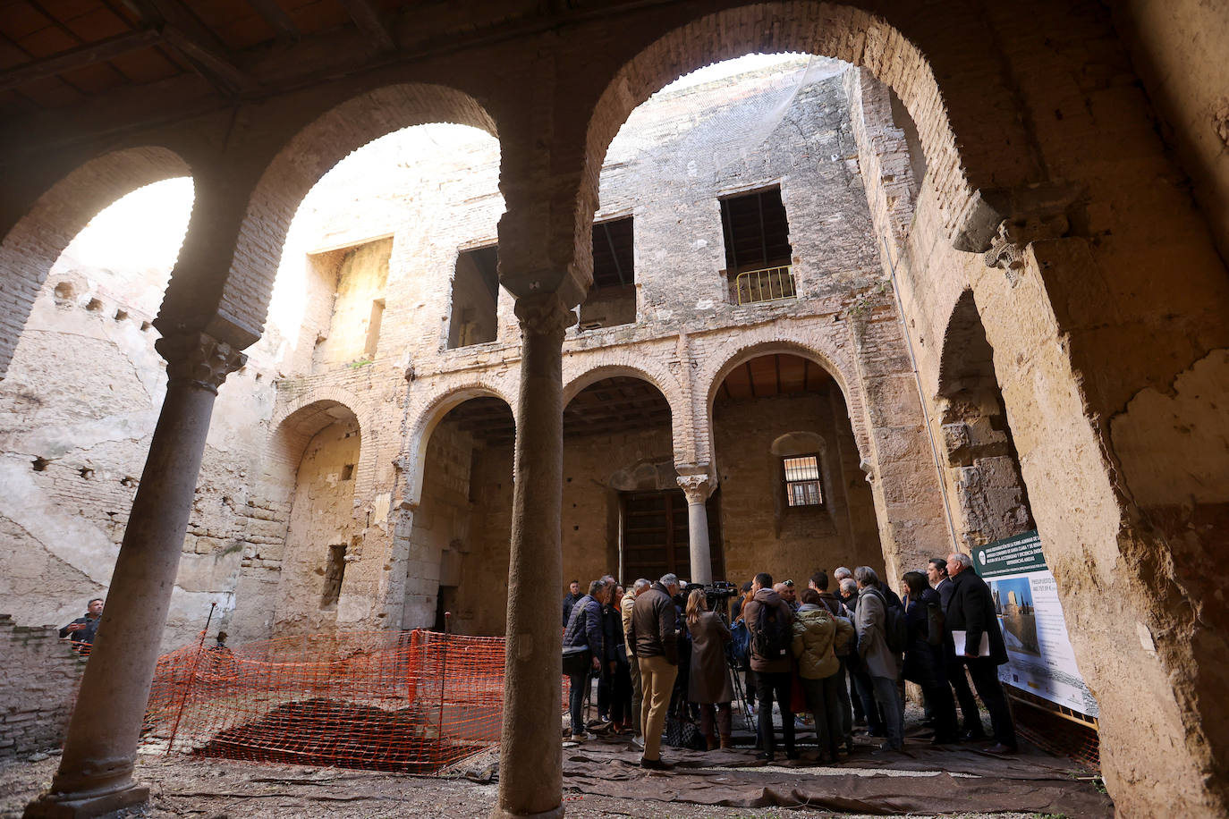 El comienzo de las obras en el convento de Santa Clara de Córdoba, en imágenes