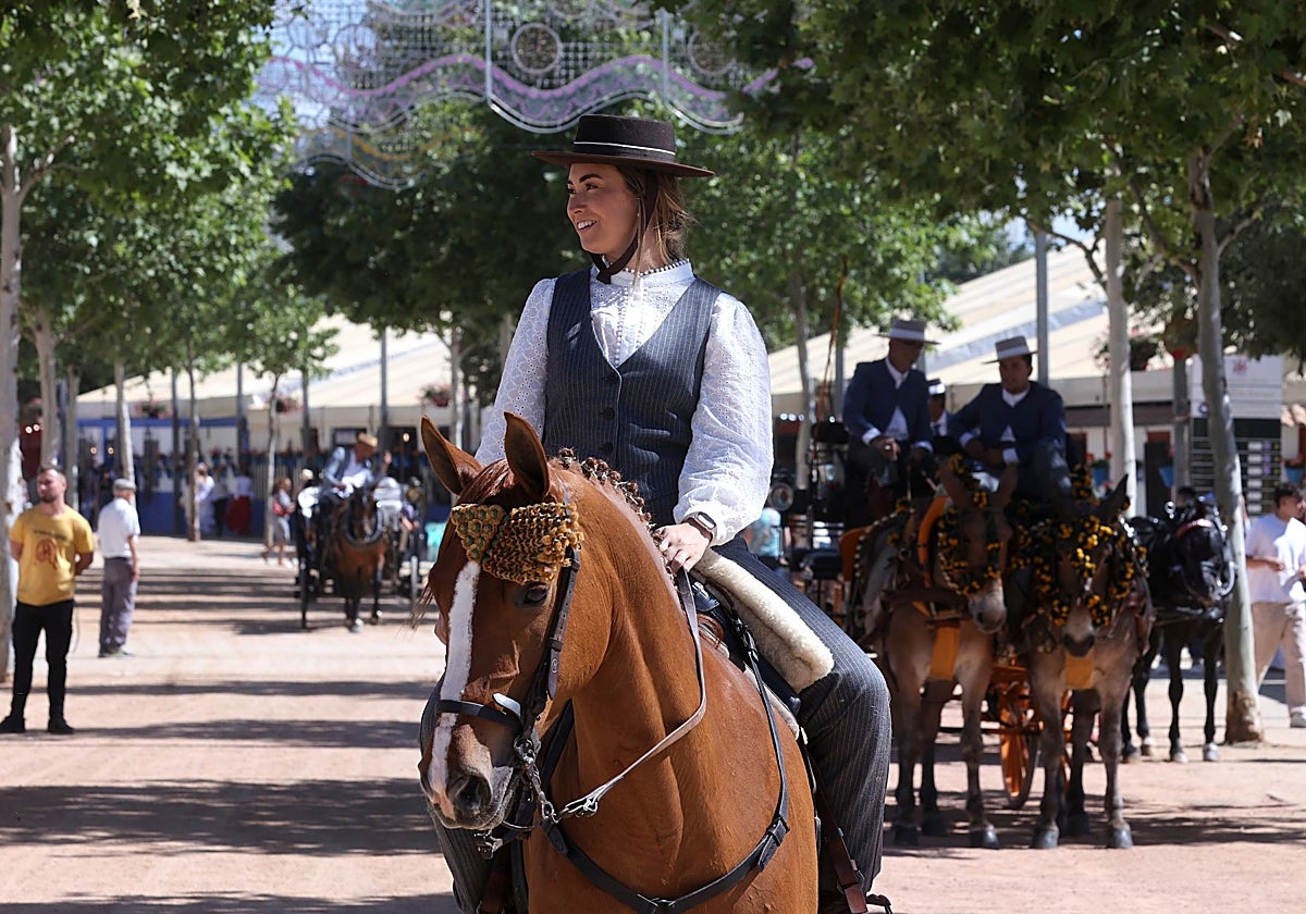 Una amazona en la Feria de Córdoba