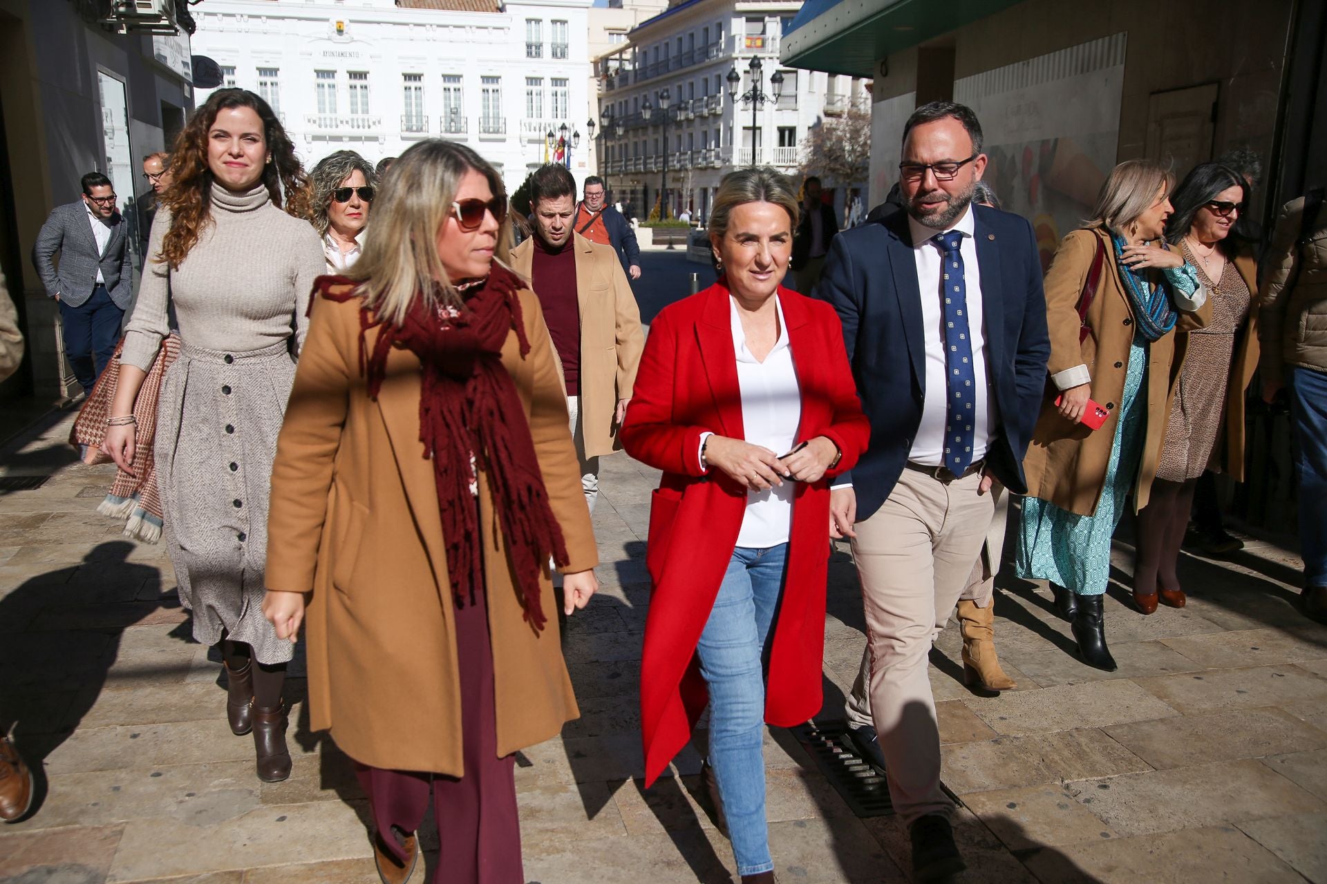 Milagros Tolón visita diversas obras en Tomelloso  realizadas con fondos europeos