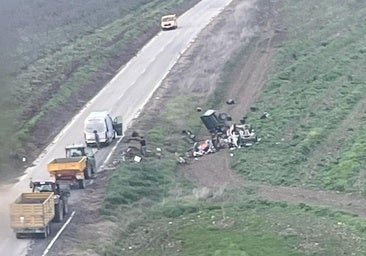 Ocho personas heridas en un accidente entre Baena y Valenzuela tras el vuelco del vehículo en el que viajaban