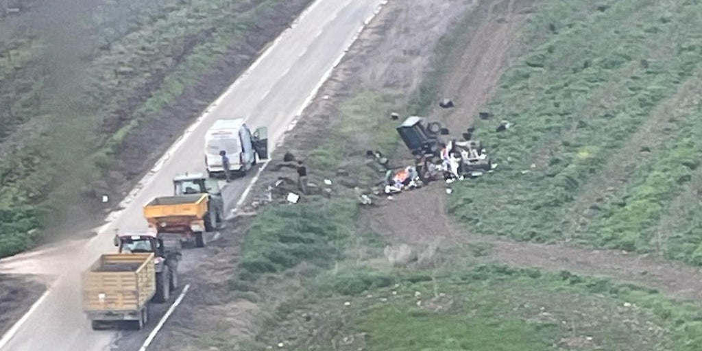 Nueve personas heridas en un accidente entre Baena y Valenzuela tras el vuelco del vehículo en el que viajaban