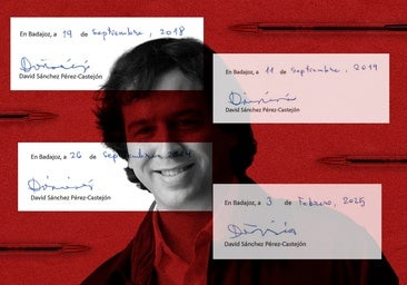 Tres folios y firmados a bolígrafo: los balances de David Sánchez que cuestiona la juez