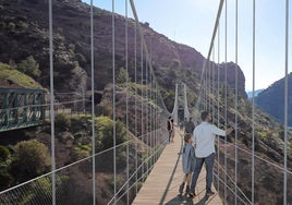 El Caminito de Rey se ampliará con el puente colgante más largo de España