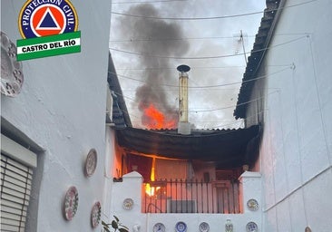 Una niña de 6 años, herida grave en el incendio de su vivienda en Castro del Río