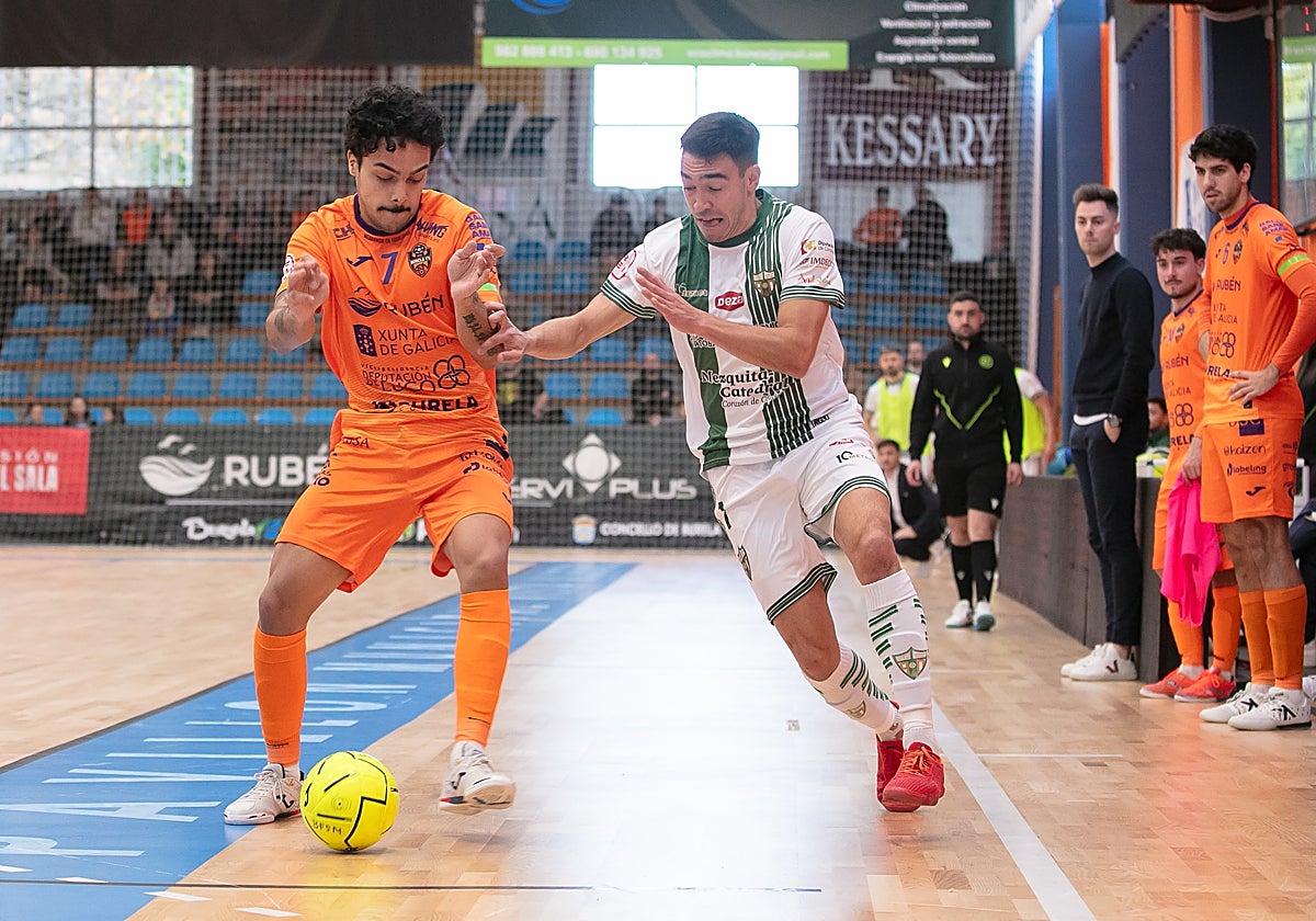 El Córdoba Patrimonio en su visita a la pista de Burela