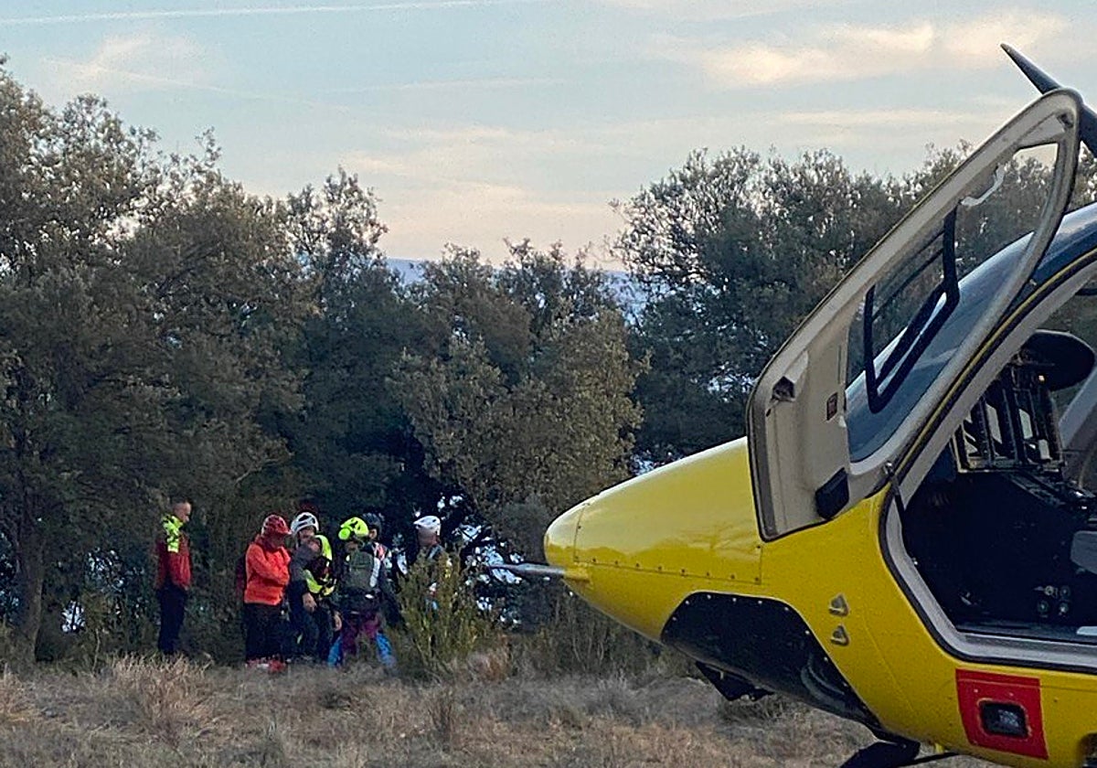 Un dispositivo de rescate de los Bomberos de la Generalitat, en una imagen de archivo