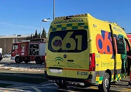 Susto en Vélez-Málaga: un edificio evacuado y una anciana hospitalizada por el incendio de un coche