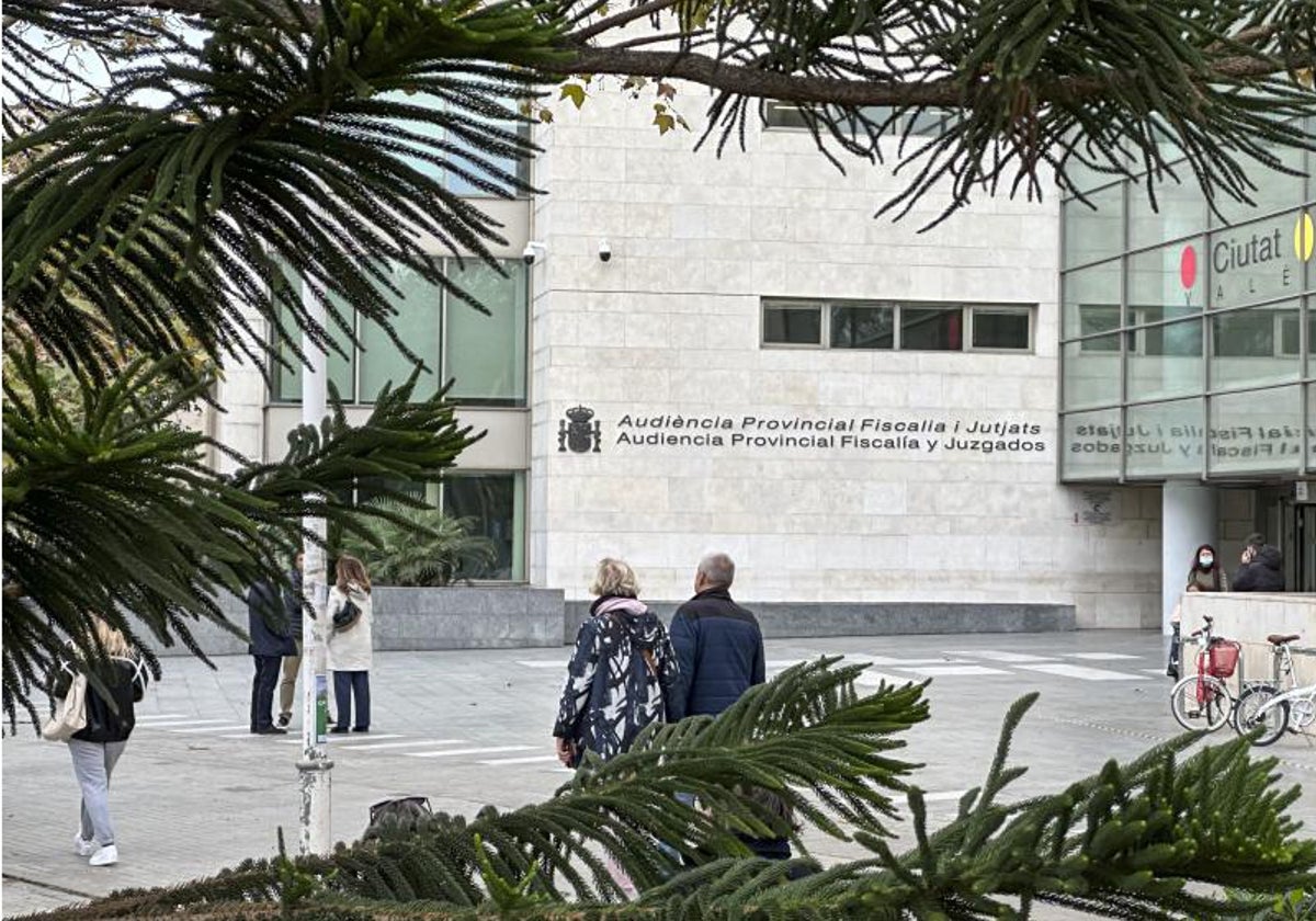 Acceso a la Ciudad de la Justicia de Valencia