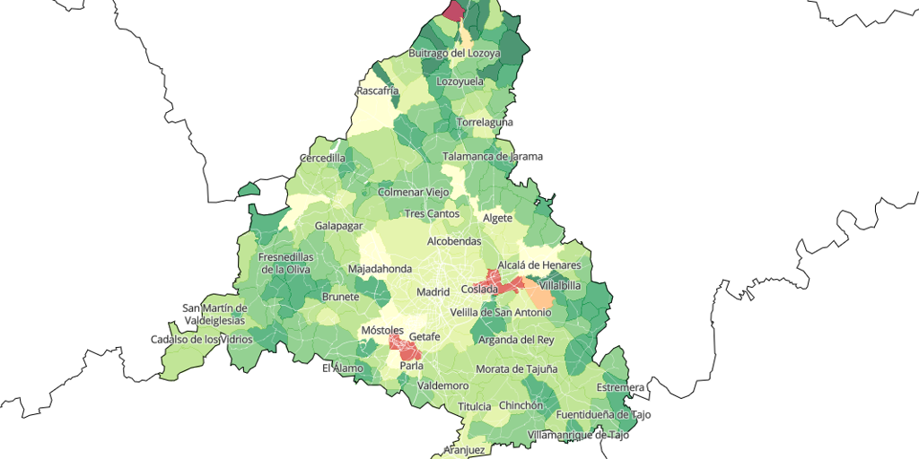 Radiografía del Madrid de los siete millones de habitantes: ¿qué municipios ganan población y cuáles pierden?