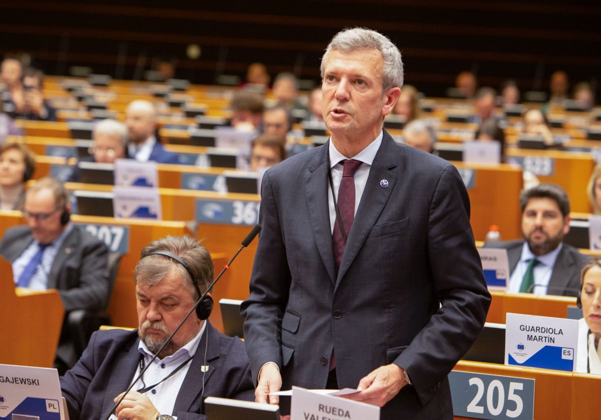 El presidente de la Xunta, Alfonso Rueda, este jueves en el Comité Europeo de Regiones