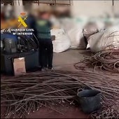 Roban 24 toneladas de cobre de la línea férrea en Valencia y aparecen en China
