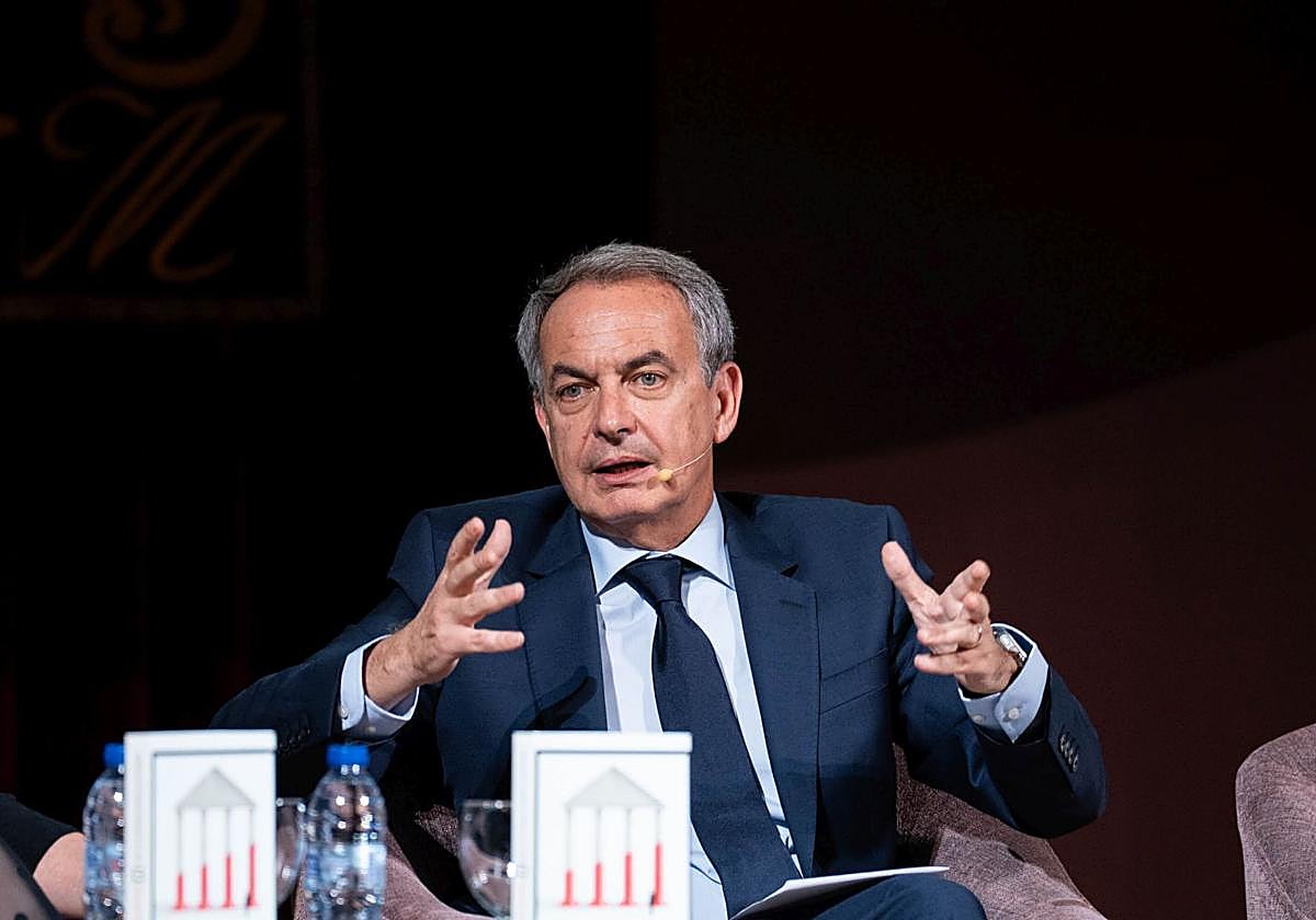 El expresidente Rodríguez Zapatero, en una imagen de archivo