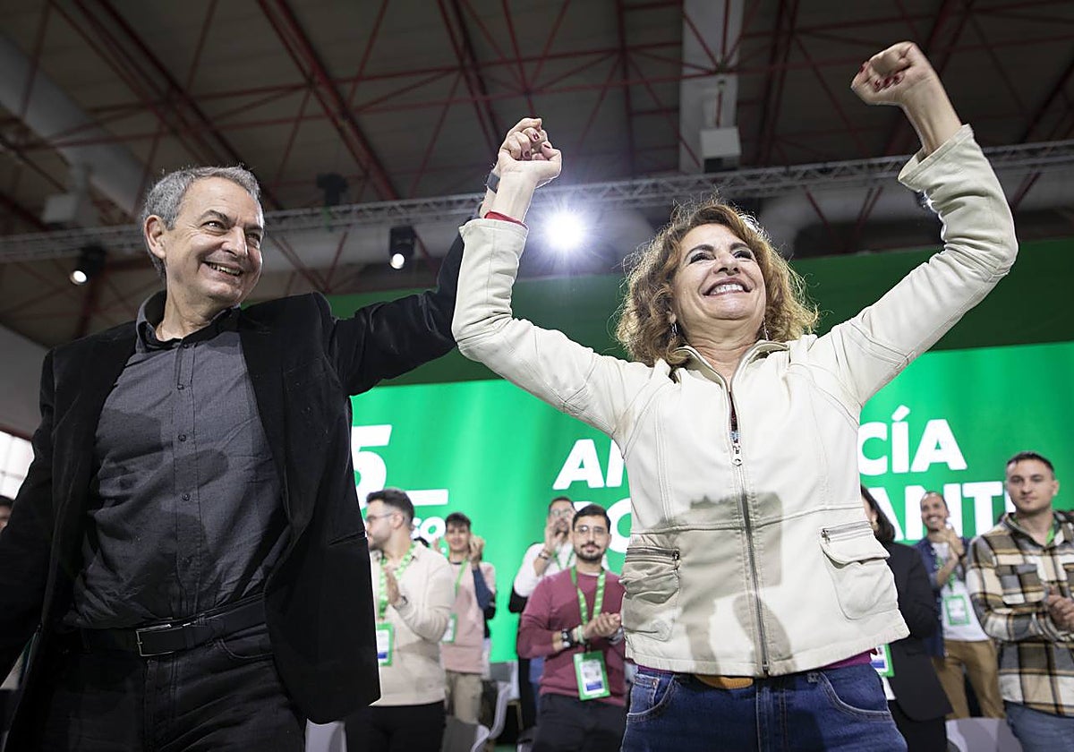María Jesús Montero ha recibido el apoyo de José Luis Rodríguez Zapatero para liderar al PSOE-A