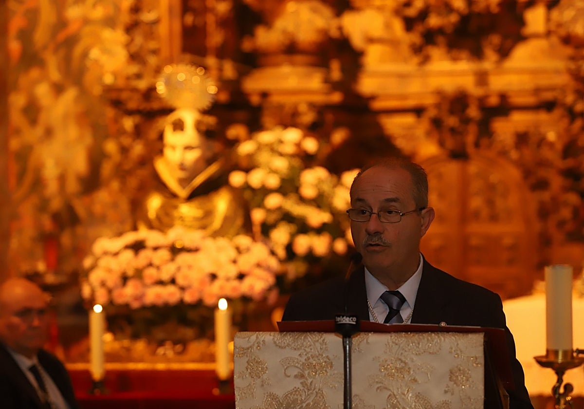 Félix Hernández, en la exaltación a San Álvaro