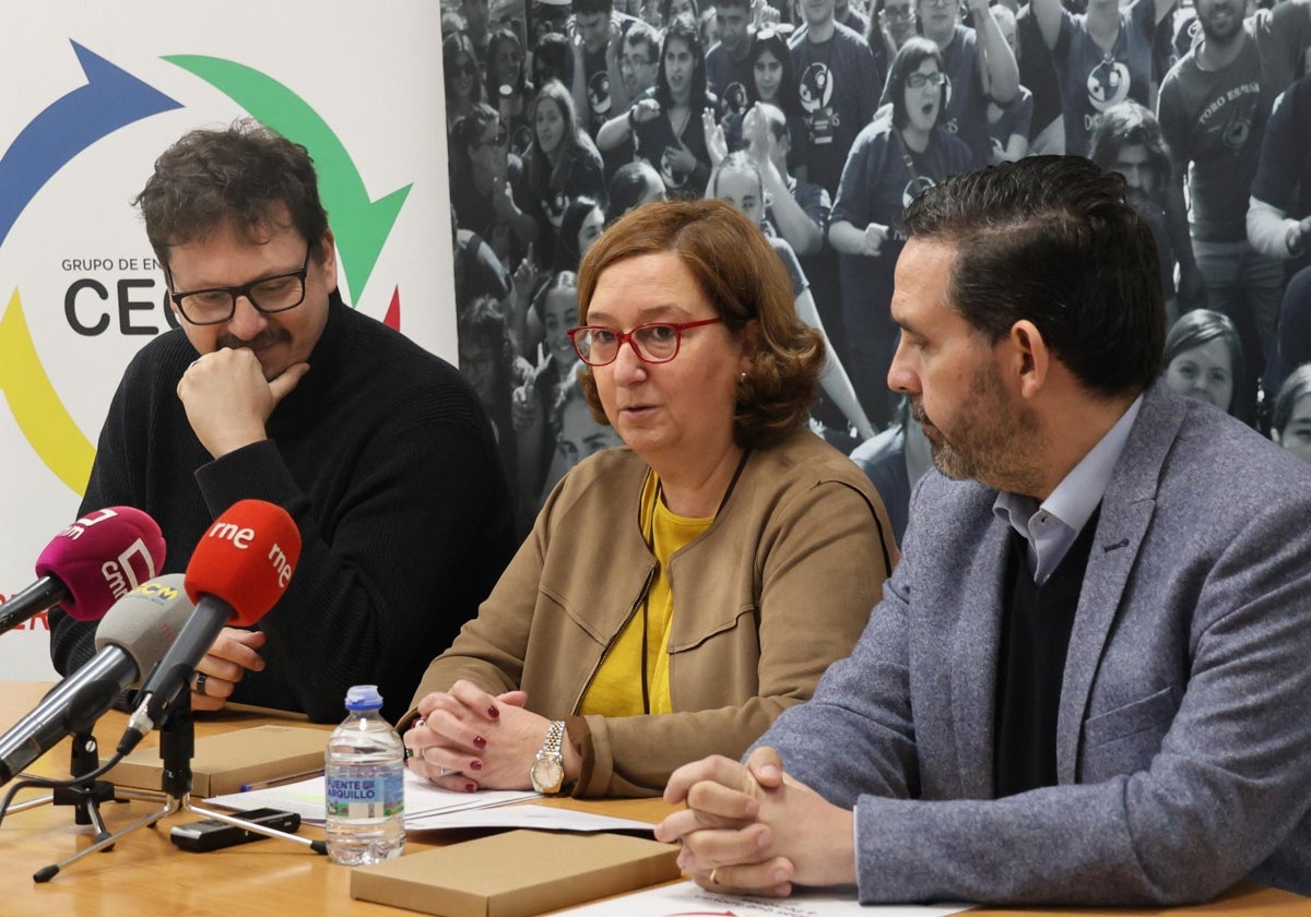 Andrés Martínez, Concepción Cedillo y Joaquín Romera