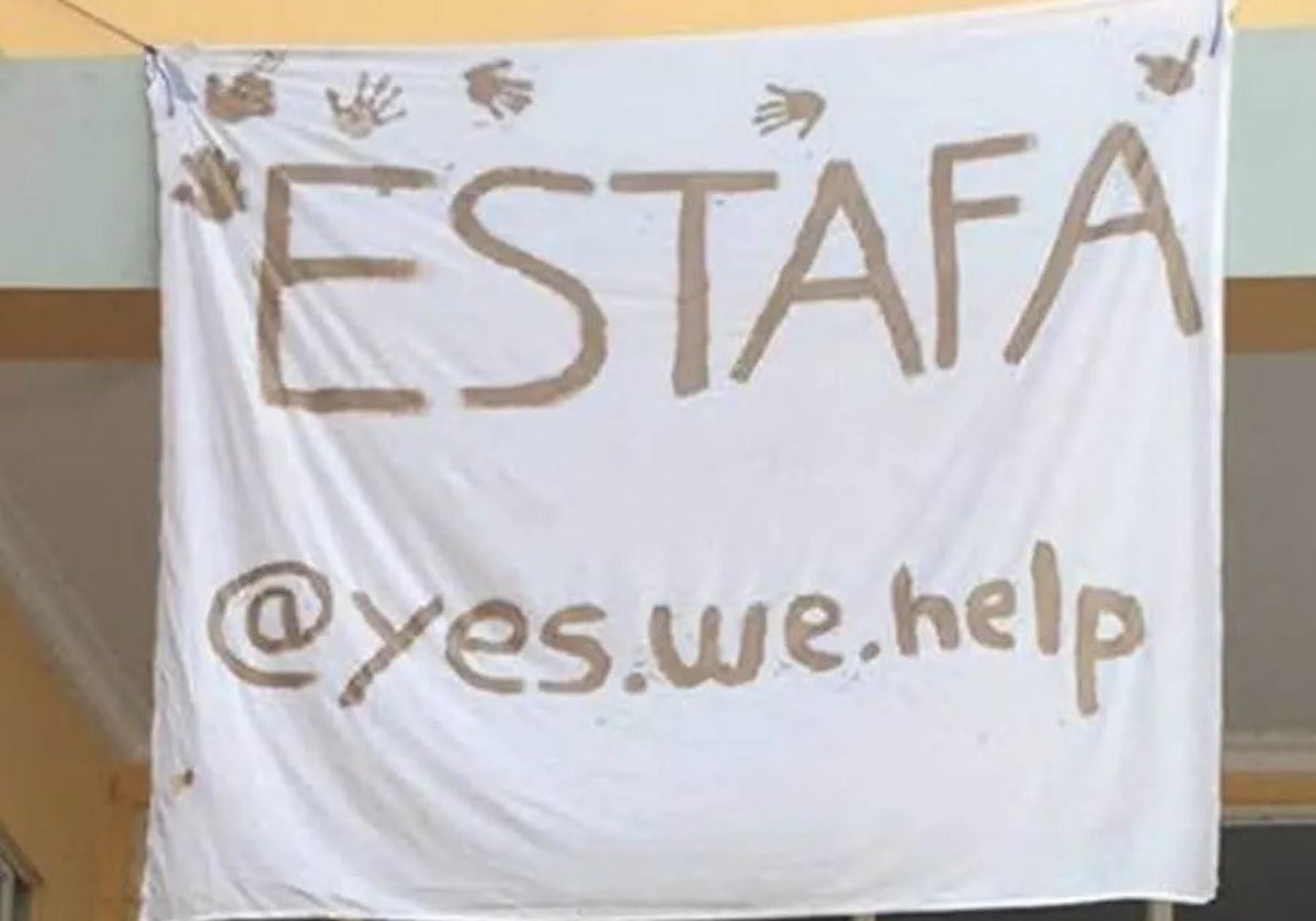 Foto de los afectados por el engaño de la falsa oenegé 'Yes we help'