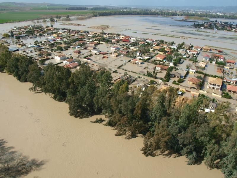 Las inundaciones de 2010 en Córdoba, a vista de pájaro