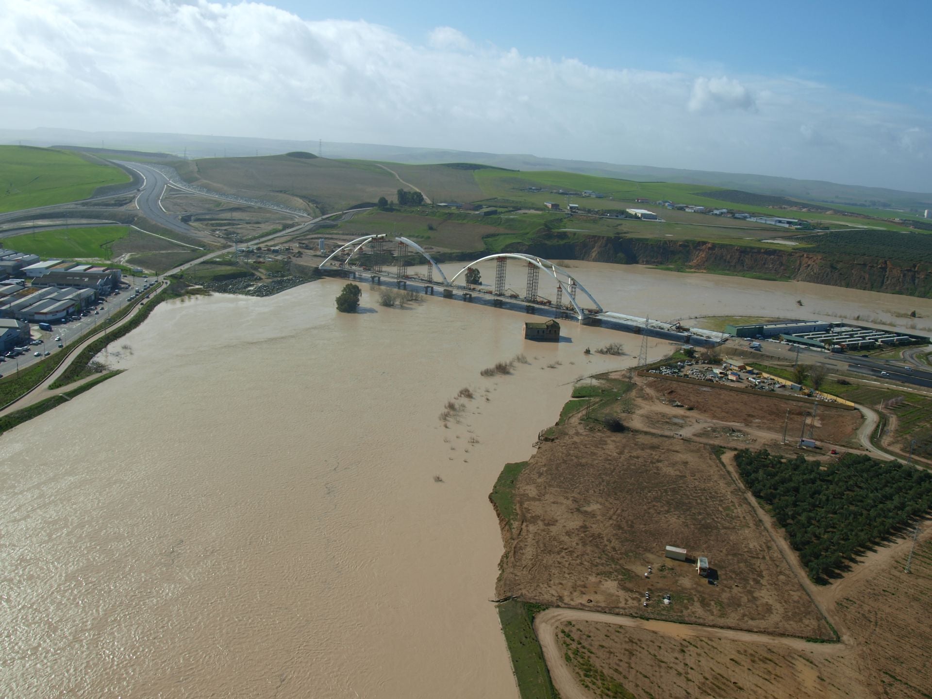 Las inundaciones de 2010 en Córdoba, a vista de pájaro