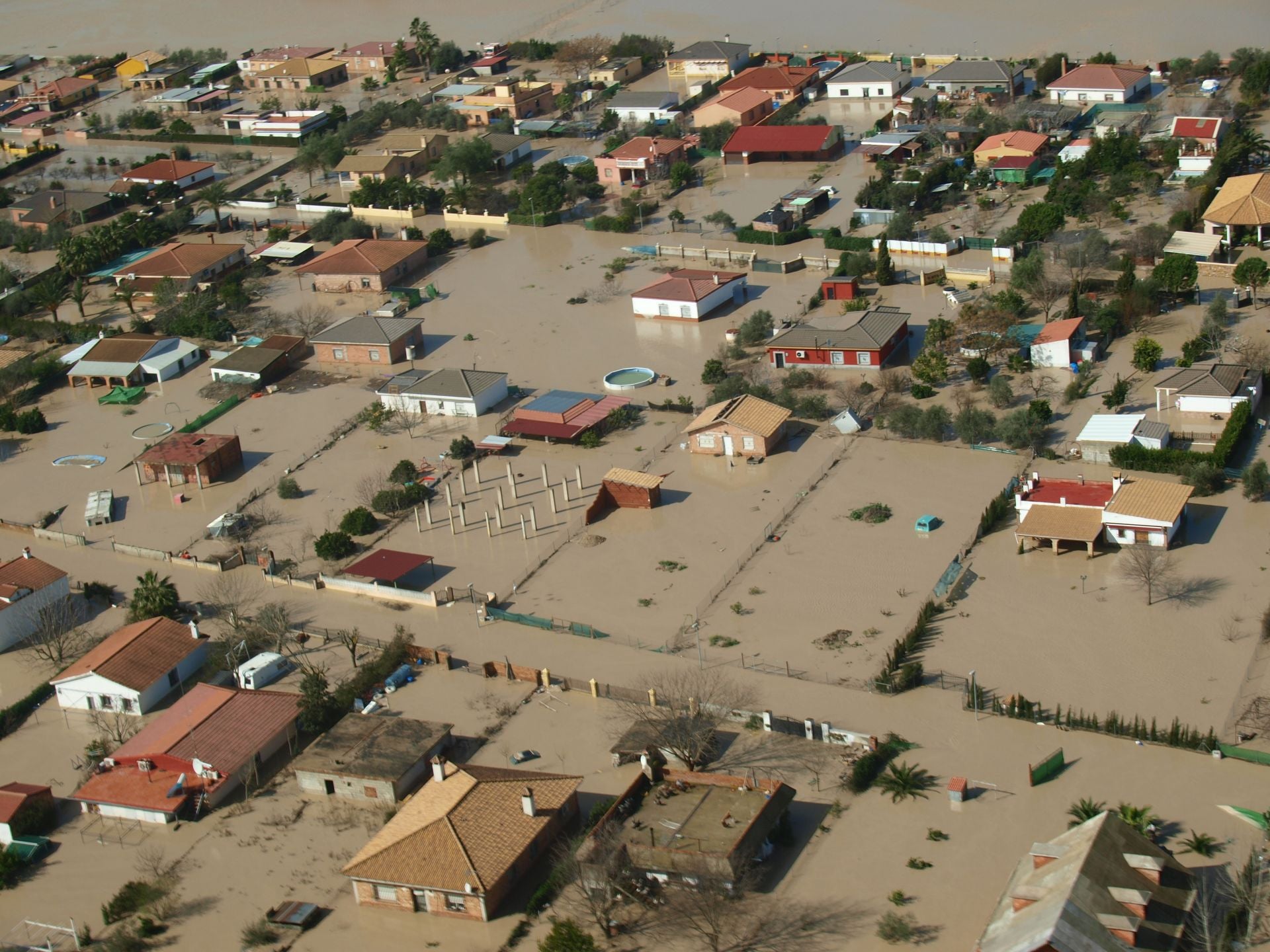 Las inundaciones de 2010 en Córdoba, a vista de pájaro