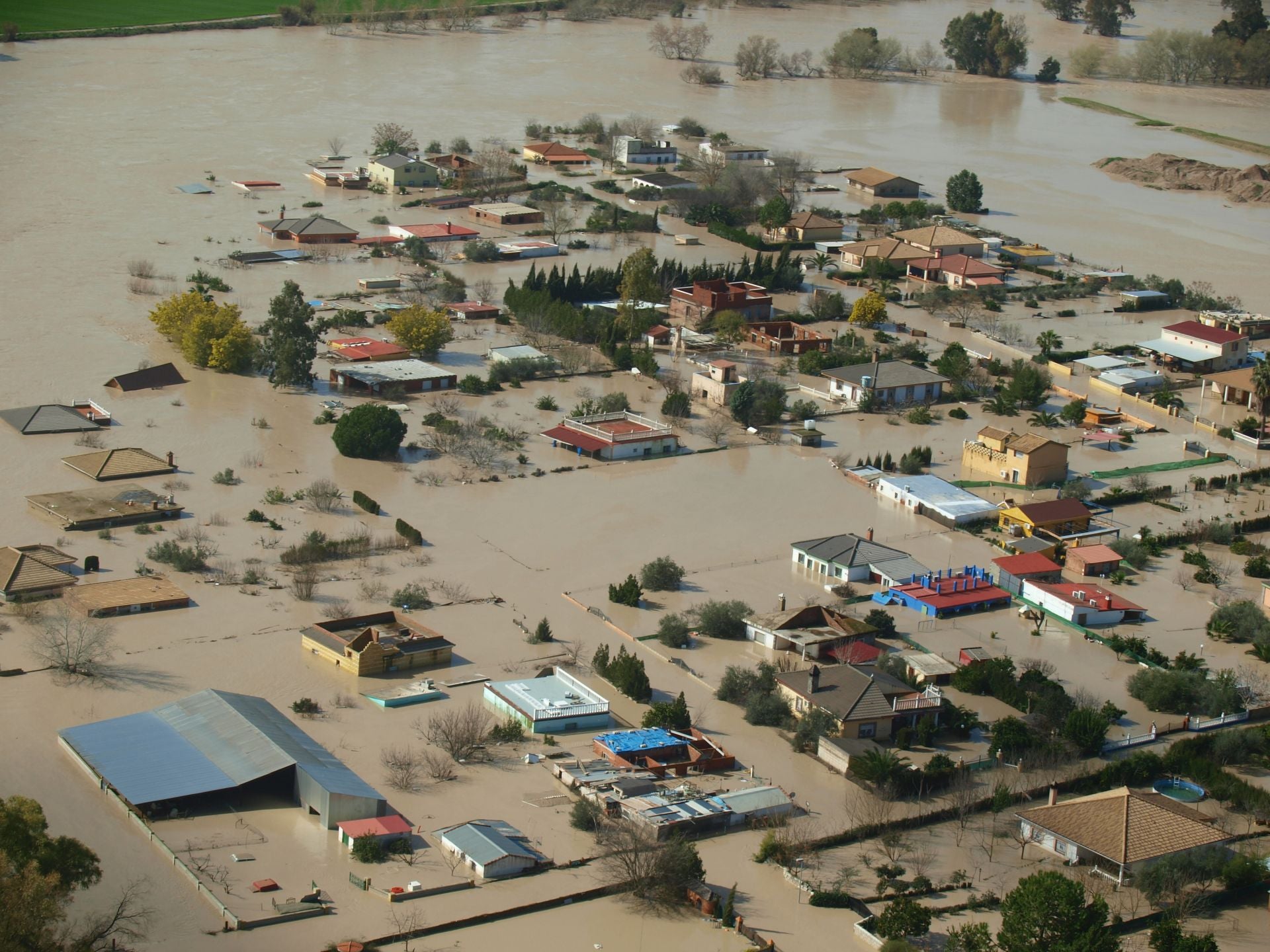 Las inundaciones de 2010 en Córdoba, a vista de pájaro