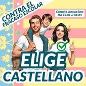 «La lengua materna es clave para evitar el fracaso escolar»: piden el voto por el castellano en la Comunidad Valenciana