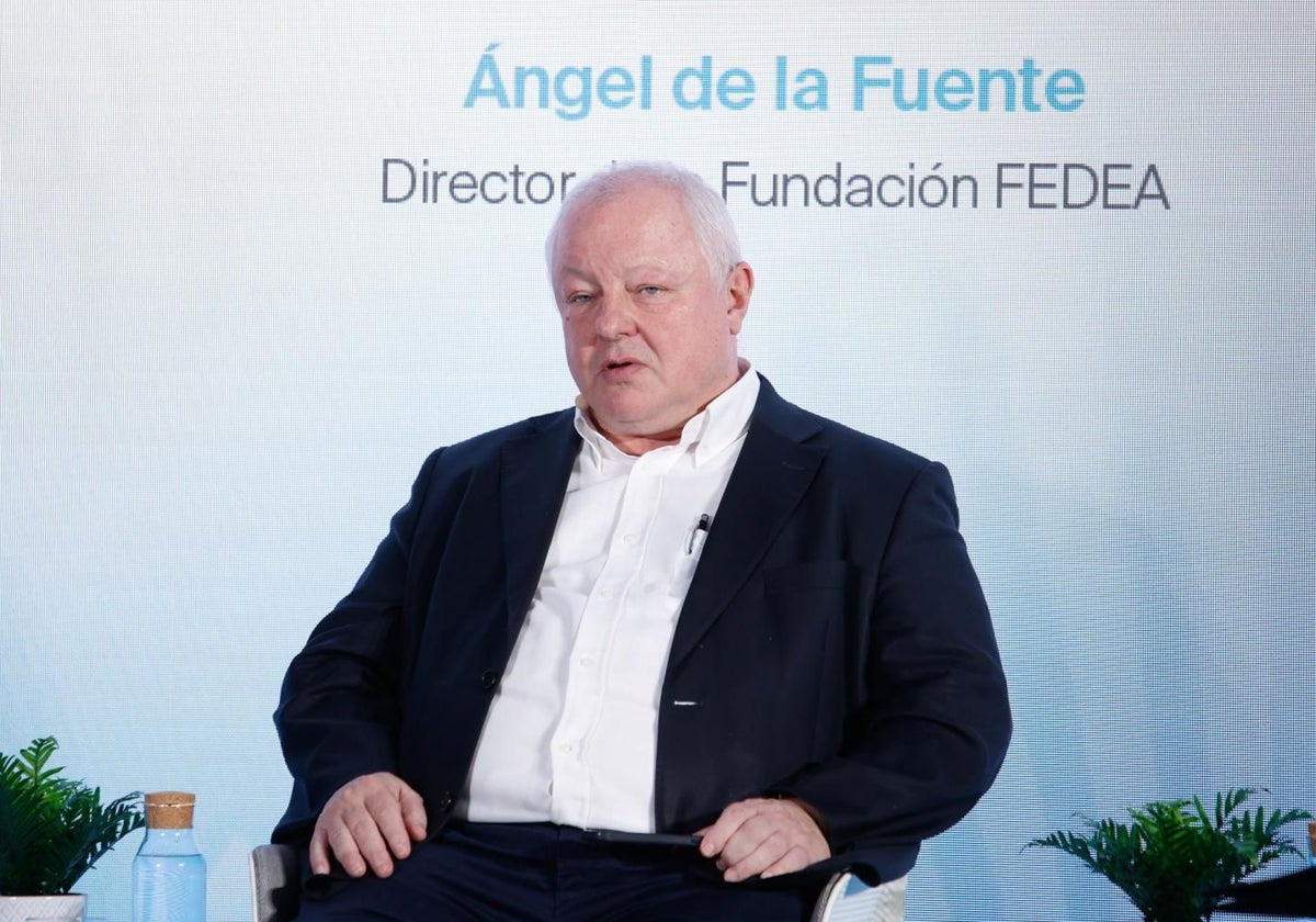 Ángel de la Fuente, director de Fedea, durante un evento