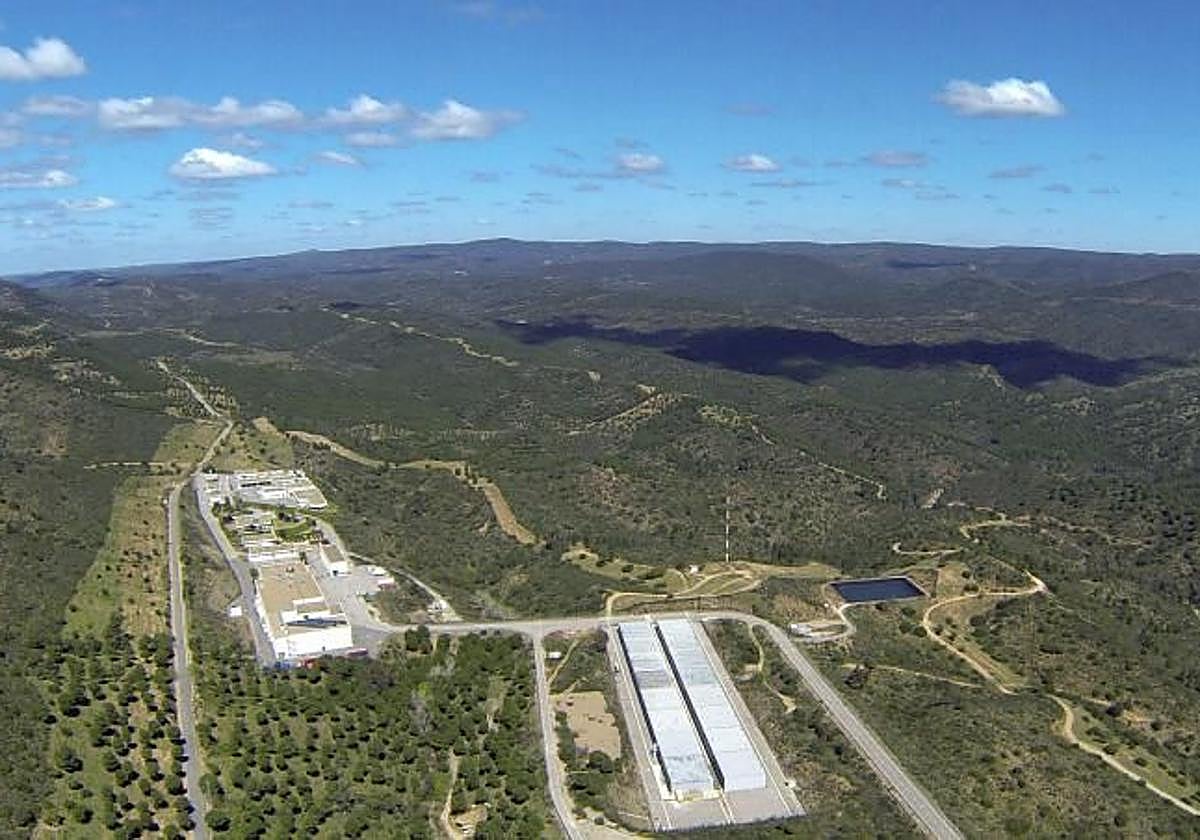 Vista aérea de las instalaciones de El Cabril