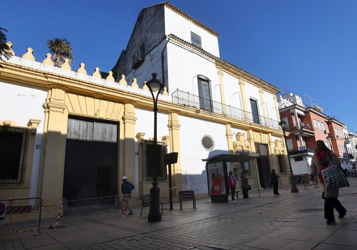 Casa de los Guzmanes, ahora en obras para construir un hotel