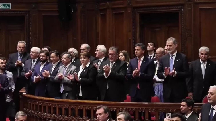 Felipe VI, en la investidura del nuevo presidente de Uruguay