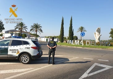 Agentes de la Guardia Civil en Palma del Río