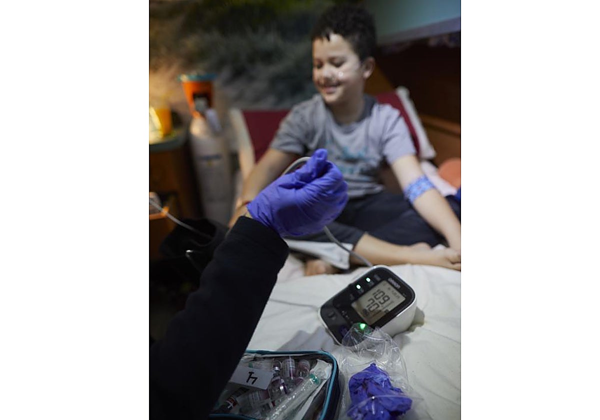 Atención domiciliaria a un menor con neumonía