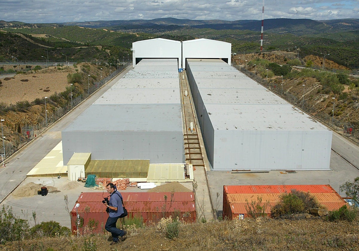 Celdas con residuos radiactivos