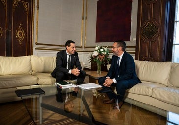 Moreno tiende la mano al alcalde de La Línea ante los acuerdos con Gibraltar