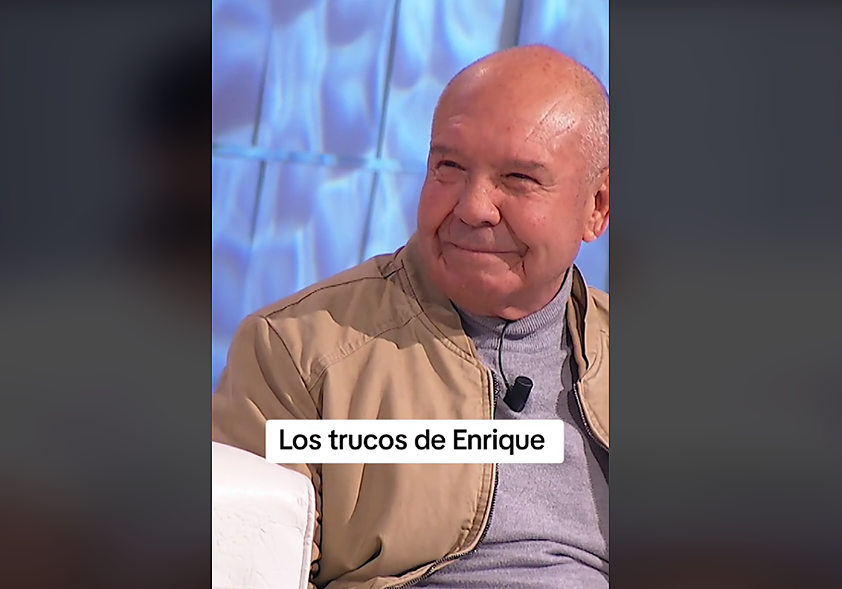 Uno de los momentos de Enrique en el programa