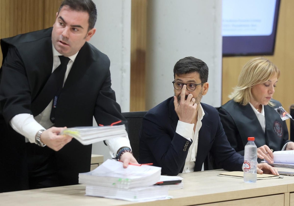 El expresidente del Córdoba Jesús Léon en la última sesión del juicio en la Audiencia de Córdoba