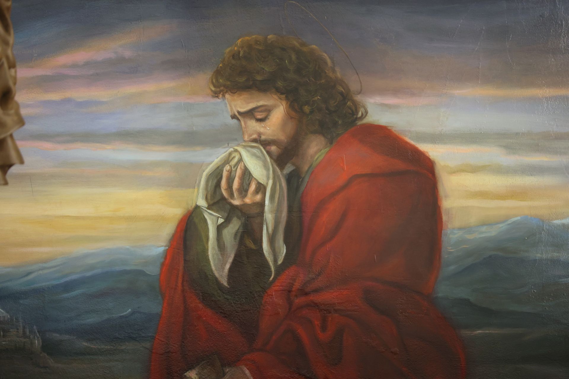 La bendición de la obra pictórica de Rafael Castejón para el Cristo de la Confianza de Córdoba, en imágenes