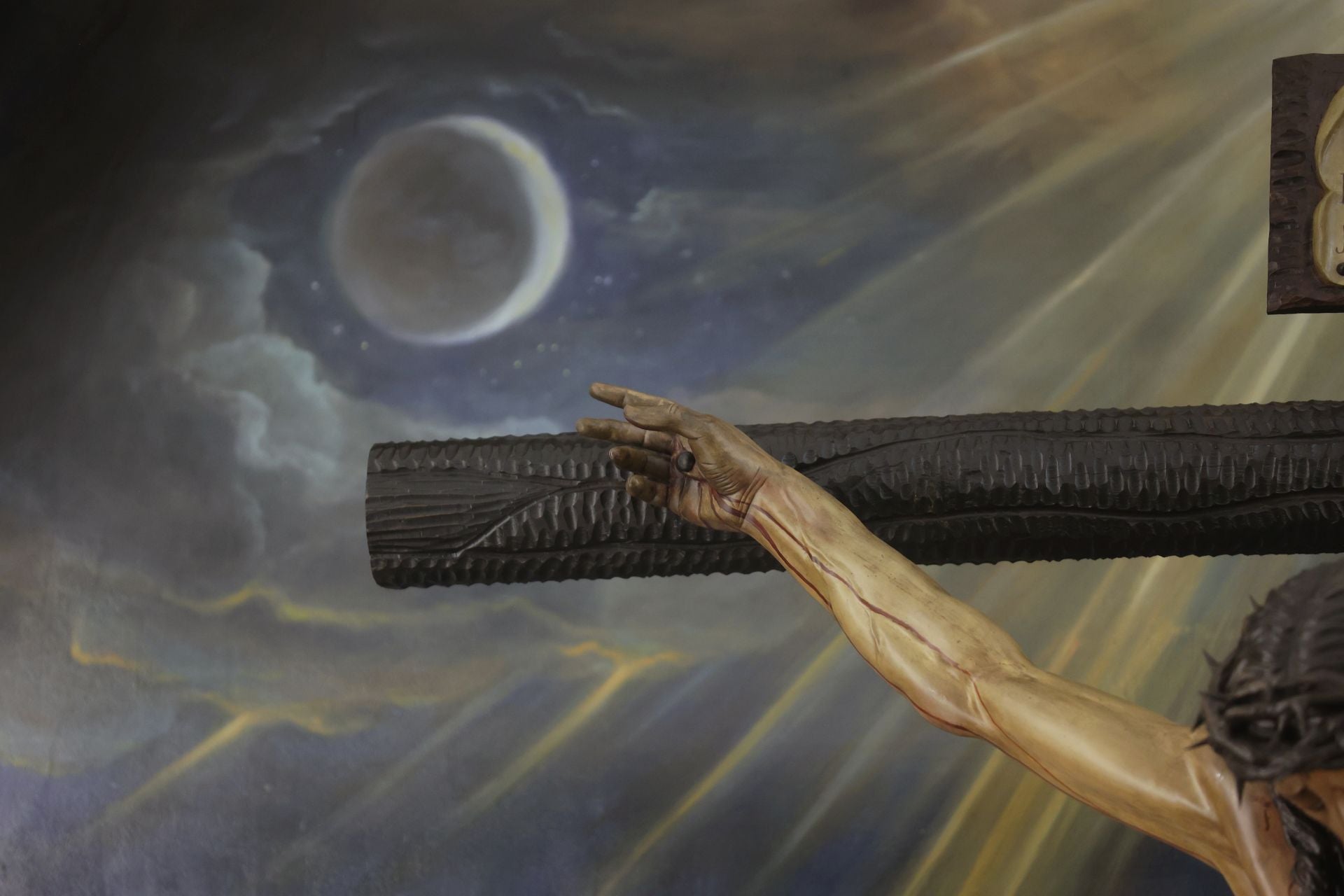 La bendición de la obra pictórica de Rafael Castejón para el Cristo de la Confianza de Córdoba, en imágenes