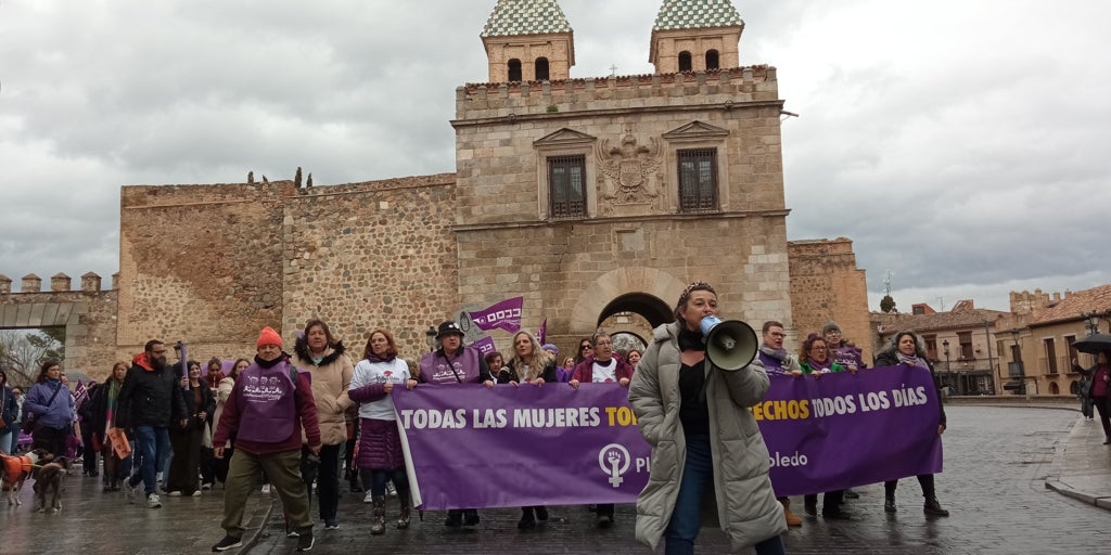 Críticas al Ayuntamiento de Toledo y a la extrema derecha en la marcha del 8-M: «El Consejo de la Mujer no es decorativo»