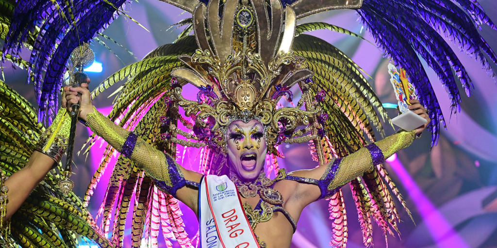 Drag Ármek se corona en el templo 'olímpico' como Drag Queen del Carnaval de Las Palmas