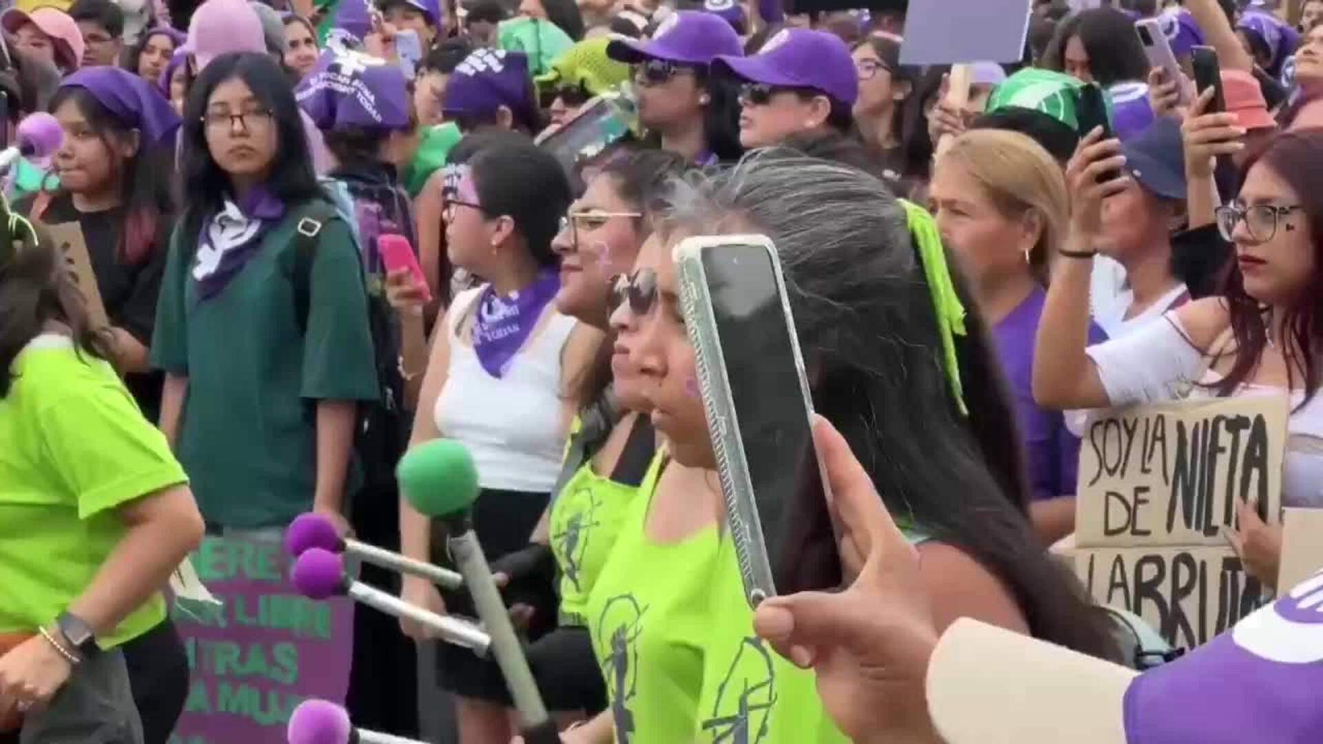 Miles de mujeres marchan en Perú por igualdad de género y contra ...