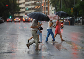 Activado para este lunes el aviso amarillo por lluvia en Cádiz, Granada, Huelva, Málaga y Sevilla