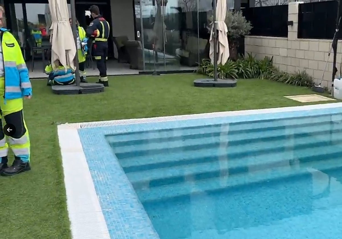 La piscina donde ha tenido lugar el fatal accidente
