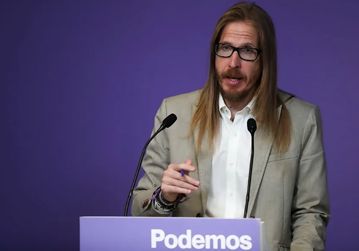 El secretario de Organización de Podemos, Pablo Fernández